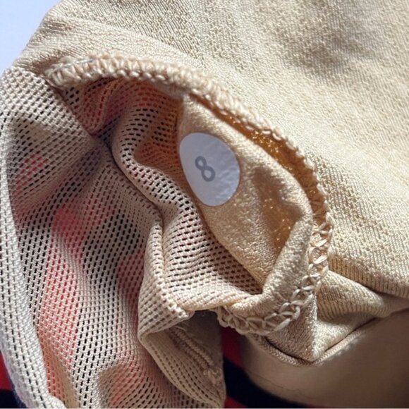 🍄 50% OFF - Lululemon Tank Top Classic Stripe Light Flare Orange Sz 8 - Picture 14 of 14